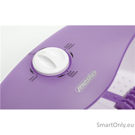 Mesko | Foot massager | MS 2152 | Number of accessories included 3 | White/Purple 1