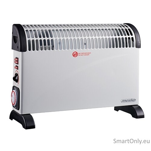 Mesko | Convector Heater with Timer and Turbo Fan | MS 7741w | Convection Heater | 2000 W | Number of power levels 3 | White Mesko | Convector Heater with Timer and Turbo Fan | MS 7741w | Convection Heater | 2000 W | Number of power levels 3 | White