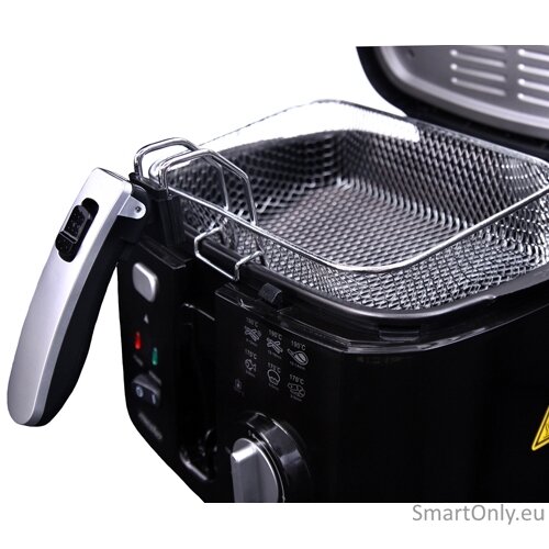 Mesko | Deep fryer | MS 4908 | Power 1800 W | Capacity 2.5 L | Black 2 Mesko | Deep fryer | MS 4908 | Power 1800 W | Capacity 2.5 L | Black 2
