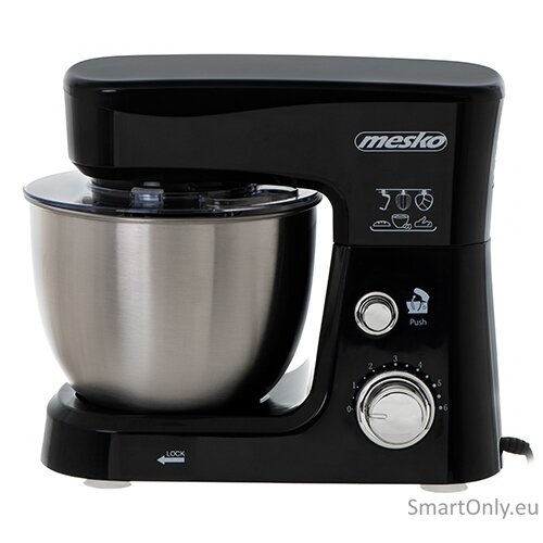 Mesko | MS 4217 | 1200 W | Number of speeds 6 | Bowl capacity 3.5 L | Stainless steel/Black 2 Mesko | MS 4217 | 1200 W | Number of speeds 6 | Bowl capacity 3.5 L | Stainless steel/Black 2