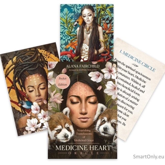 Medicine Heart Oracle - Pocket Panda Edition kortos Blue Angel Medicine Heart Oracle - Pocket Panda Edition kortos Blue Angel