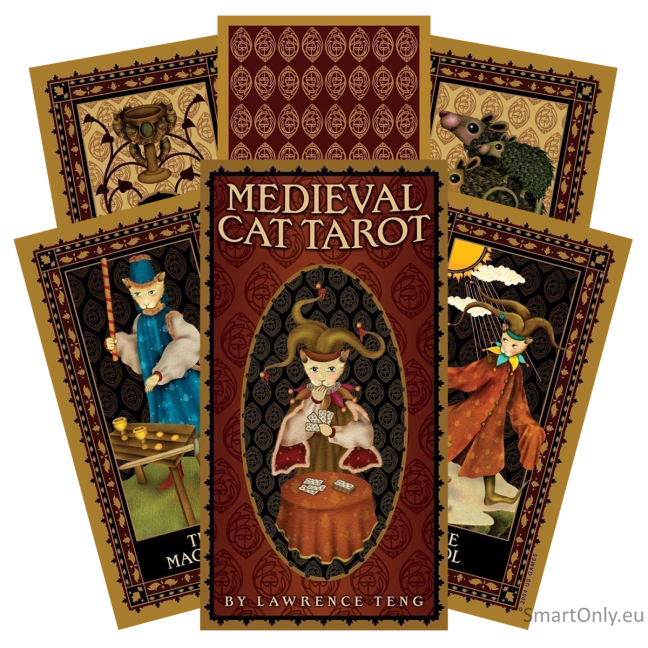 Medieval Cat Taro kortos US Games Systems Medieval Cat Taro kortos US Games Systems