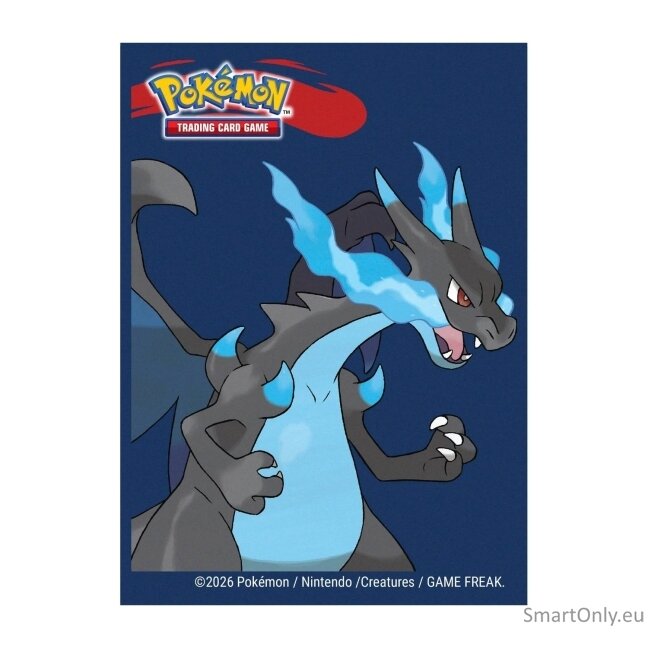 Mega Charizard X Standard apsauginės kortų įmautės (65 kortoms) Pokémon Ultra Pro 1