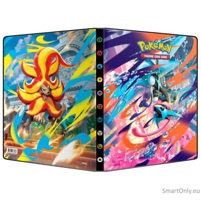 Mega Evolution Chaos Rising 9 kišenių albumas Pokémon kortelėms Ultra Pro 1 Mega Evolution Chaos Rising 9 kišenių albumas Pokémon kortelėms Ultra Pro 1