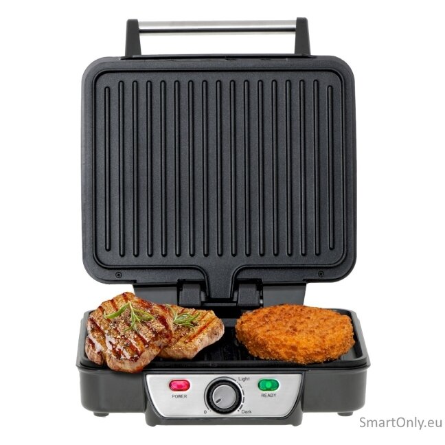 Mesko Grill MS 3050 Contact grill 1800 W Black/Stainless steel 6 Mesko Grill MS 3050 Contact grill 1800 W Black/Stainless steel 6