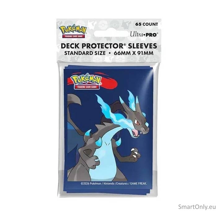 Mega Charizard X Standard apsauginės kortų įmautės (65 kortoms) Pokémon Ultra Pro