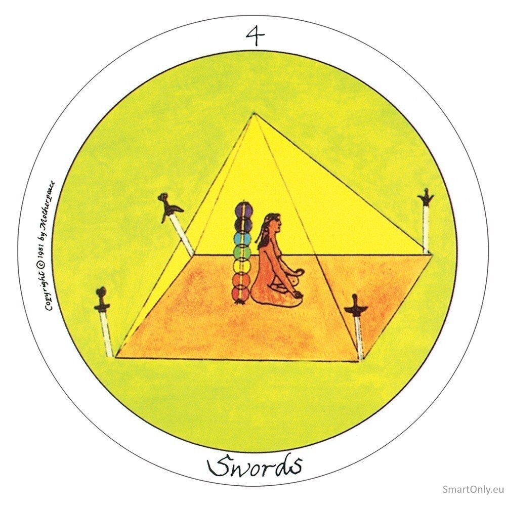 Mini Motherpeace Round Taro kortos US Games Systems 5