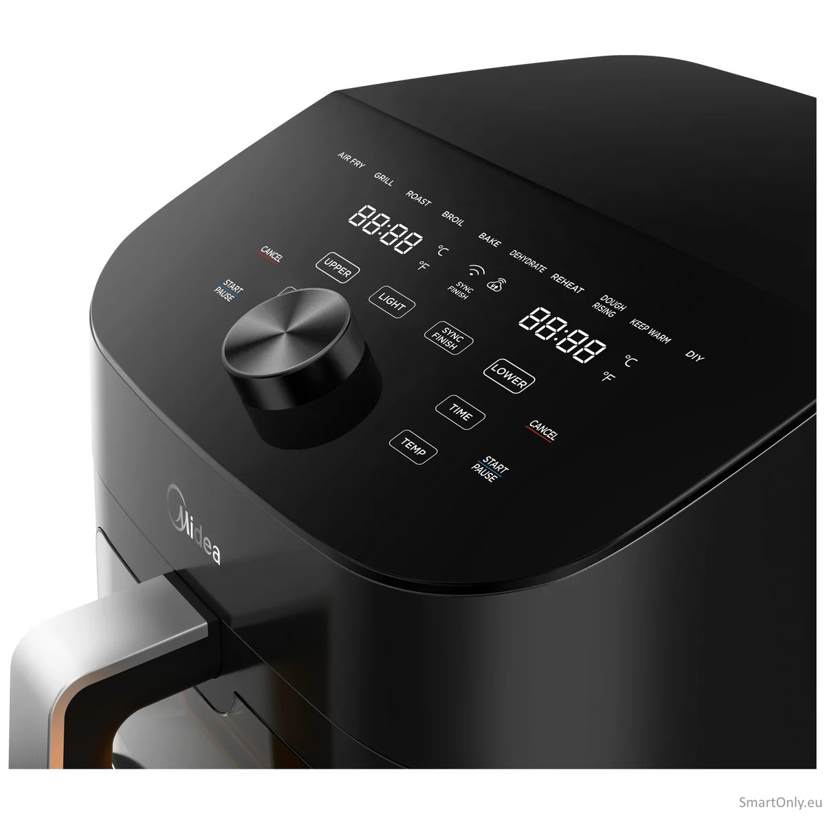Midea Two Zone Airfryer | MAD1100DADK | Power 1850 W | Capacity 4.4/6.4 L | Rapid Air technology | Black 2 Midea Two Zone Airfryer | MAD1100DADK | Power 1850 W | Capacity 4.4/6.4 L | Rapid Air technology | Black 2