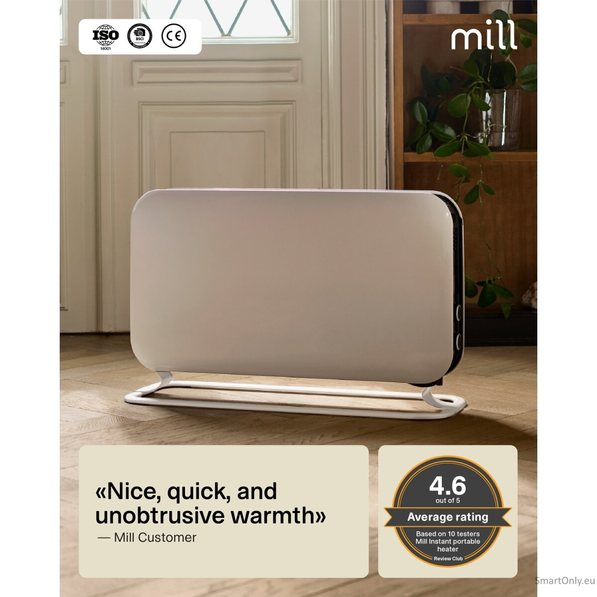 Mill | Heater | SG2000MEC | Convection Heater | 2000 W | Number of power levels 3 | Suitable for rooms up to 5-20 m² | White | N/A 12