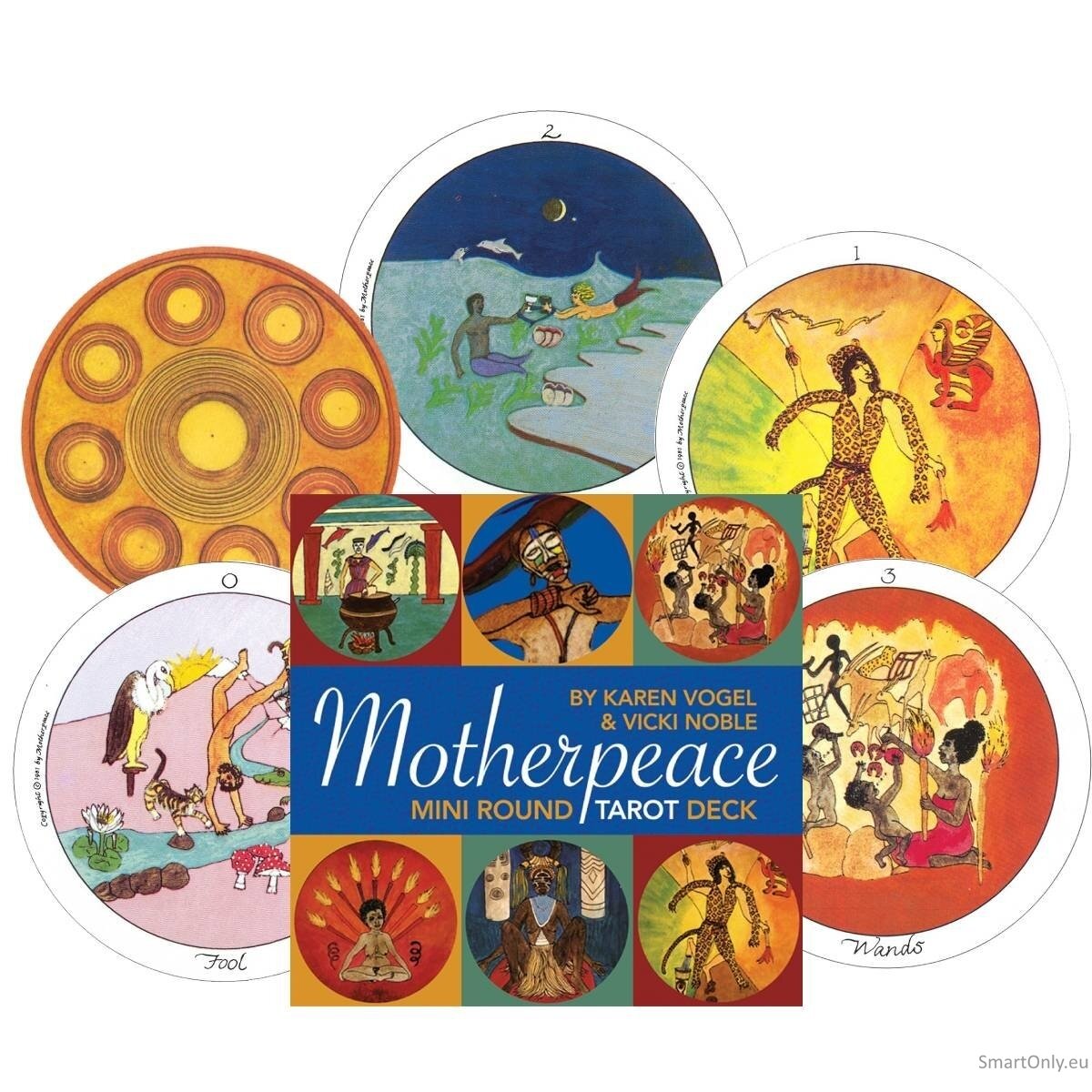 Mini Motherpeace Round Taro kortos US Games Systems Mini Motherpeace Round Taro kortos US Games Systems