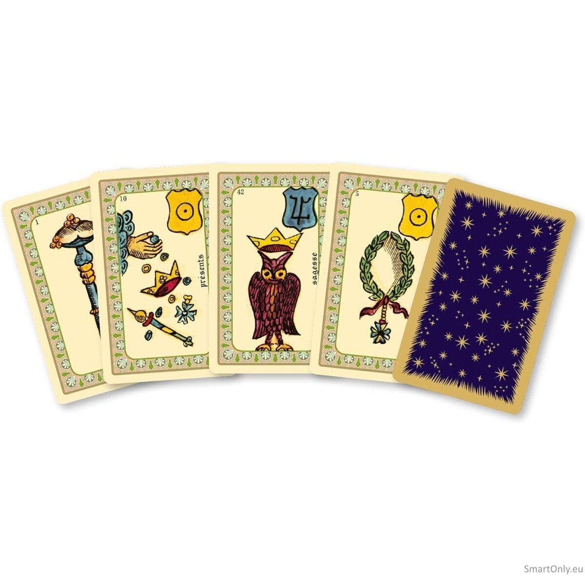 Minis Jeux Tarot de Marseille kortos prancūzų kalba Grimaud Cartomancie 1 Minis Jeux Tarot de Marseille kortos prancūzų kalba Grimaud Cartomancie 1