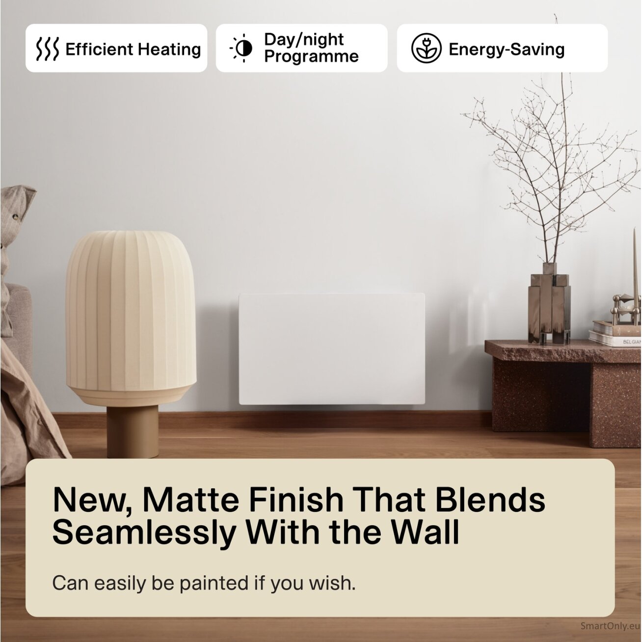 Mill Color Panel Heater | COLOR700DN | Panel Heater | 700 W | Suitable for rooms up to 9-12 m² | Matt White | IPX4 6 Mill Color Panel Heater | COLOR700DN | Panel Heater | 700 W | Suitable for rooms up to 9-12 m² | Matt White | IPX4 6
