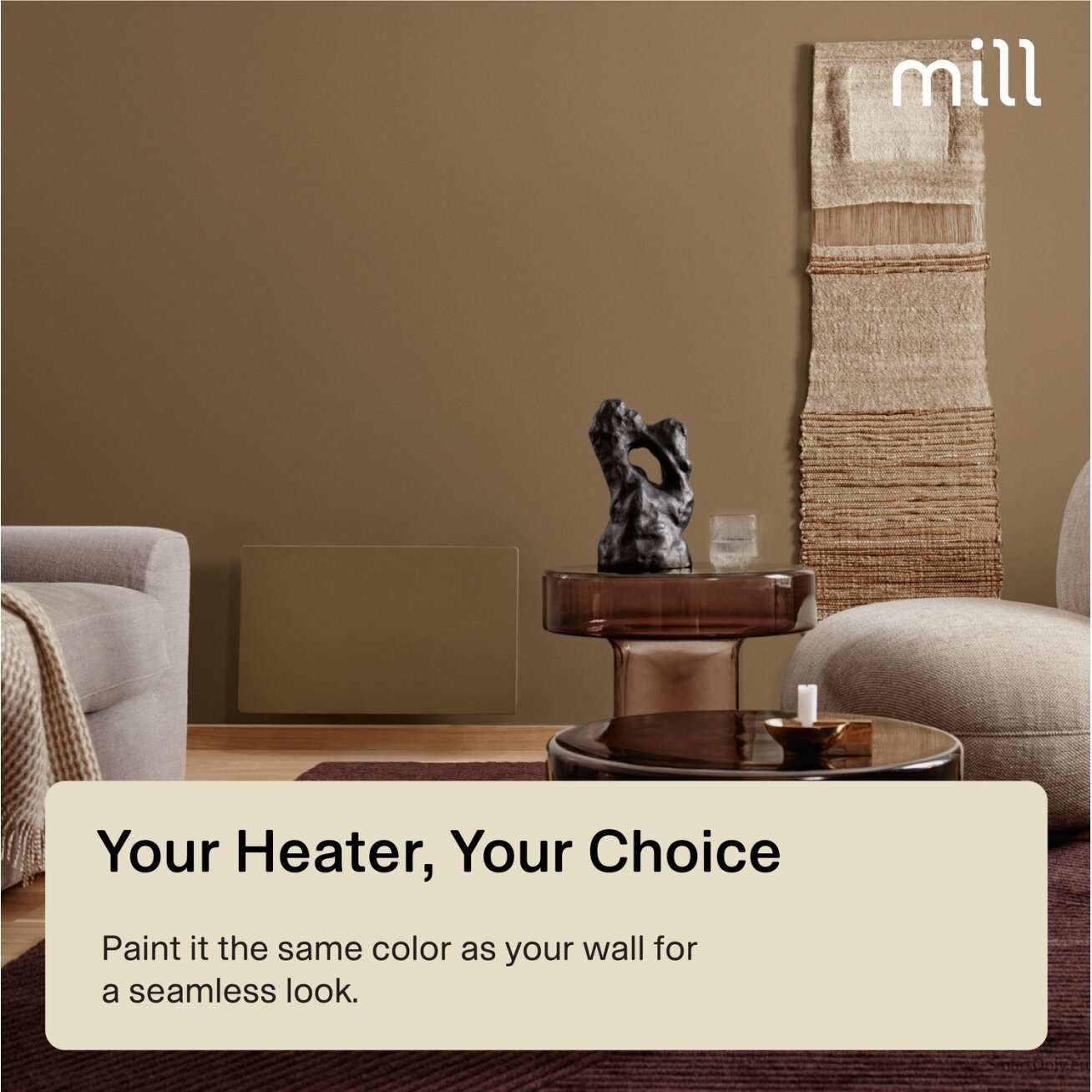 Mill Color Panel Heater, Wifi+App control | COLOR700WIFI4 | Panel Heater | 700 W | Suitable for rooms up to 9-12 m² | Matte White | IPX4 9