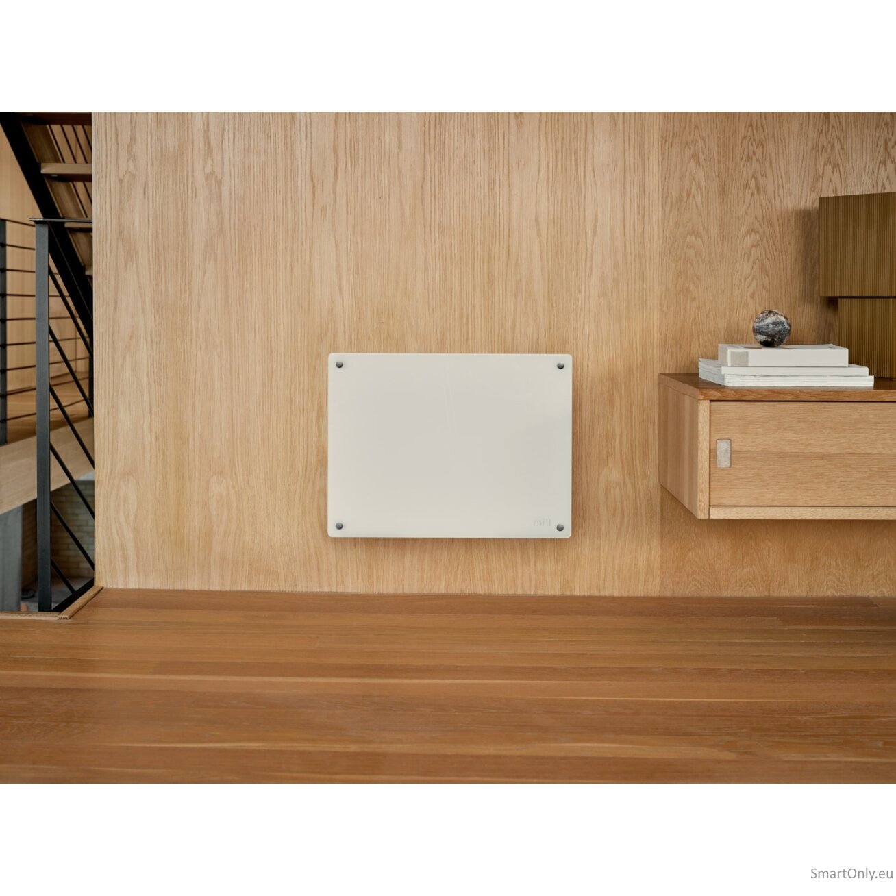 Mill Glass Smart WiFi Panel Heater Gen. 4 | GL400WIFI4 | Panel Heater | 400 W | Suitable for rooms up to 4-6 m² | White | IPX4 1
