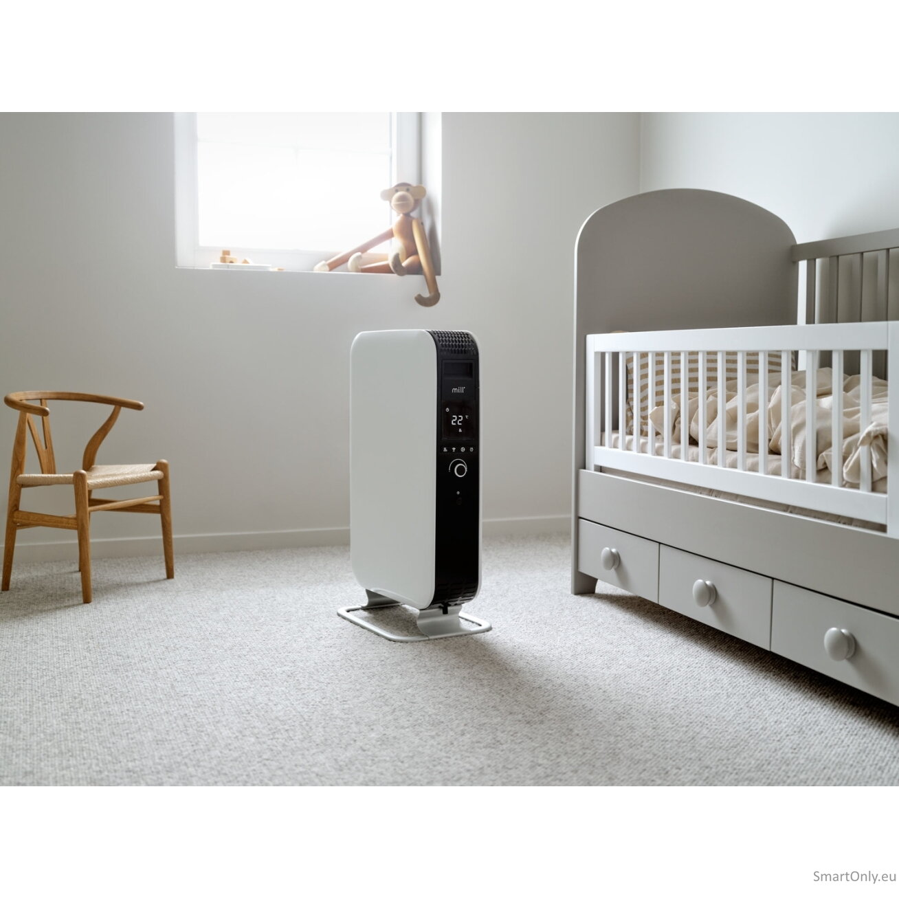 Mill | Heater | OIL2000WIFI3 GEN3 | Oil Filled Radiator | 2000 W | Number of power levels 3 | Suitable for rooms up to 24 m² | White/Black 8 Mill | Heater | OIL2000WIFI3 GEN3 | Oil Filled Radiator | 2000 W | Number of power levels 3 | Suitable for rooms up to 24 m² | White/Black 8