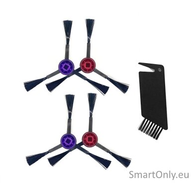 Midea M9 Spare parts kit: 2x Side Brushes L, 2x Side Brushes R, 1x Cleaning Brush Midea M9 Spare parts kit: 2x Side Brushes L, 2x Side Brushes R, 1x Cleaning Brush