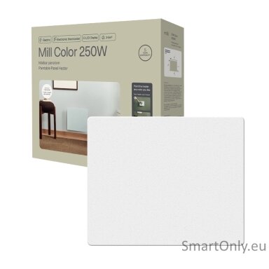 Mill Color Panel Heater | COLOR250 | Panel Heater | 250 W | Suitable for rooms up to 2-5 m² | Matte White | IPX4 Mill Color Panel Heater | COLOR250 | Panel Heater | 250 W | Suitable for rooms up to 2-5 m² | Matte White | IPX4