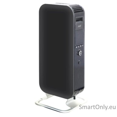 Mill Heater AB-H1000DN Oil Filled Radiator, 1000 W, Number of power levels 3, Suitable for rooms up to 12-16 m², Black Mill Heater AB-H1000DN Oil Filled Radiator, 1000 W, Number of power levels 3, Suitable for rooms up to 12-16 m², Black