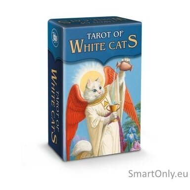 Mini Tarot Of White Cats Taro Kortos Lo Scarabeo