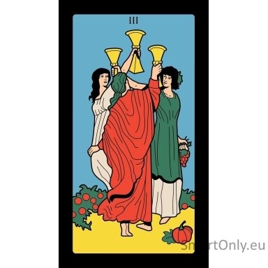 Mini Tarot Rider Waite Smith kortos Findhorn Press