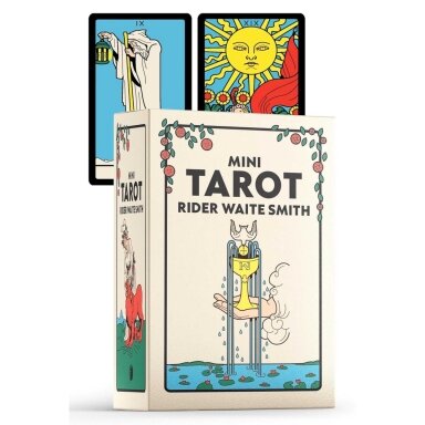 Mini Tarot Rider Waite Smith kortos Findhorn Press
