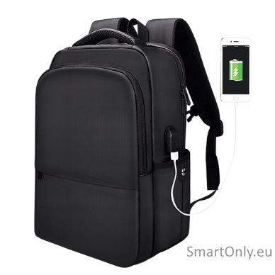 MiniMu USB Backpack All Black