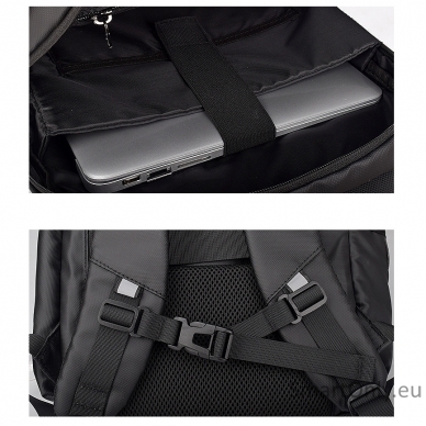 MiniMu USB Backpack All Black 4