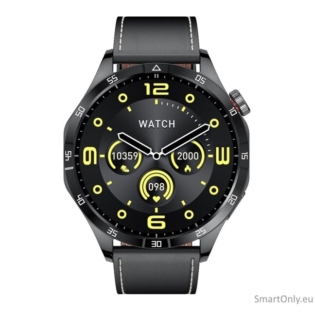 Microwear GT4 Max smart watch Black Leather 2 Microwear GT4 Max smart watch Black Leather 2