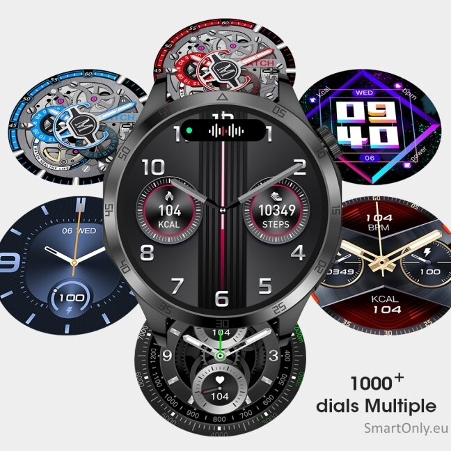 Microwear GT4 Max Smart Watch silver/green silicone 5 Microwear GT4 Max Smart Watch silver/green silicone 5