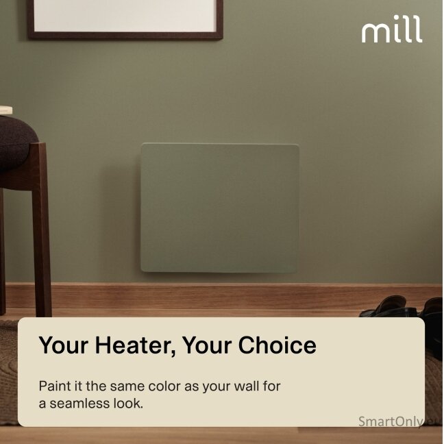 Mill Color Panel Heater | COLOR250 | Panel Heater | 250 W | Suitable for rooms up to 2-5 m² | Matte White | IPX4 9 Mill Color Panel Heater | COLOR250 | Panel Heater | 250 W | Suitable for rooms up to 2-5 m² | Matte White | IPX4 9