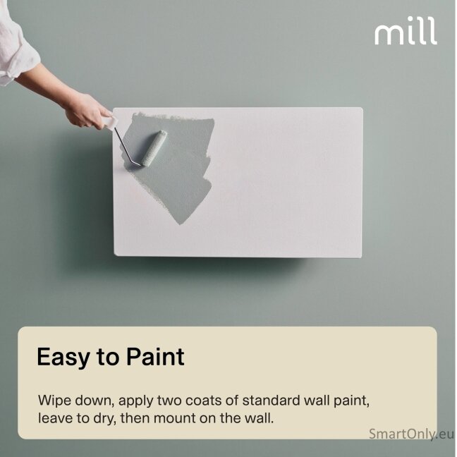 Mill Color Panel Heater | COLOR700DN | Panel Heater | 700 W | Suitable for rooms up to 9-12 m² | Matt White | IPX4 8 Mill Color Panel Heater | COLOR700DN | Panel Heater | 700 W | Suitable for rooms up to 9-12 m² | Matt White | IPX4 8