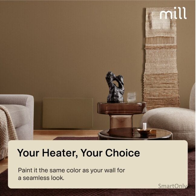 Mill Color Panel Heater, Wifi+App control | COLOR700WIFI4 | Panel Heater | 700 W | Suitable for rooms up to 9-12 m² | Matte White | IPX4 9