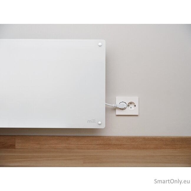 Mill Glass Smart WiFi Panel Heater Gen. 4 | GL1300WIFI4 | Panel Heater | 1300 W | Suitable for rooms up to 15-19 m² | White 3
