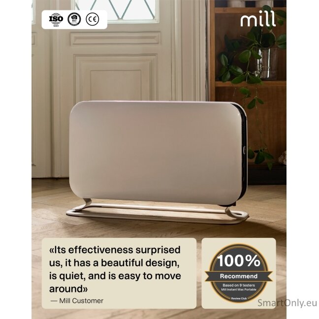 Mill | Heater | CO2200MECMAX | Convection Heater | 2200 W | Number of power levels 3 | Suitable for rooms up to max 30 m² | White 14 Mill | Heater | CO2200MECMAX | Convection Heater | 2200 W | Number of power levels 3 | Suitable for rooms up to max 30 m² | White 14