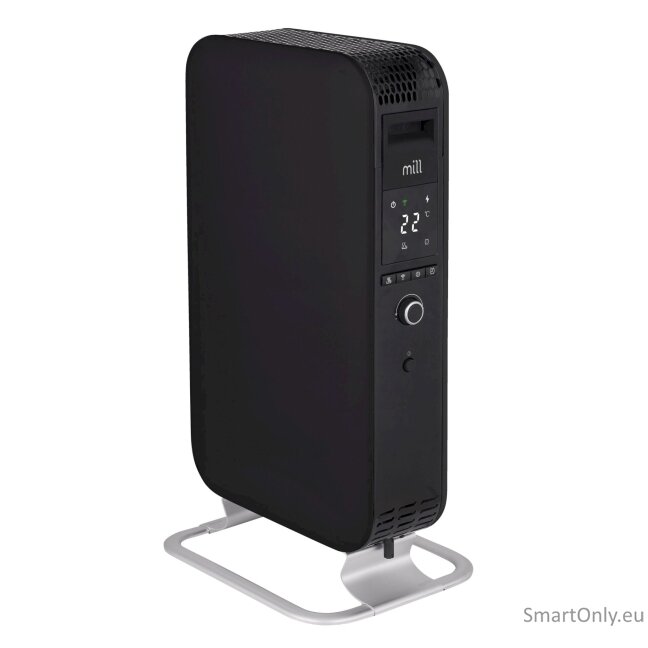 Mill | Heater | OIL1500WIFI3 Gentle Air | Oil Filled Radiator | 1500 W | Suitable for rooms up to 22 m² | Black Mill | Heater | OIL1500WIFI3 Gentle Air | Oil Filled Radiator | 1500 W | Suitable for rooms up to 22 m² | Black