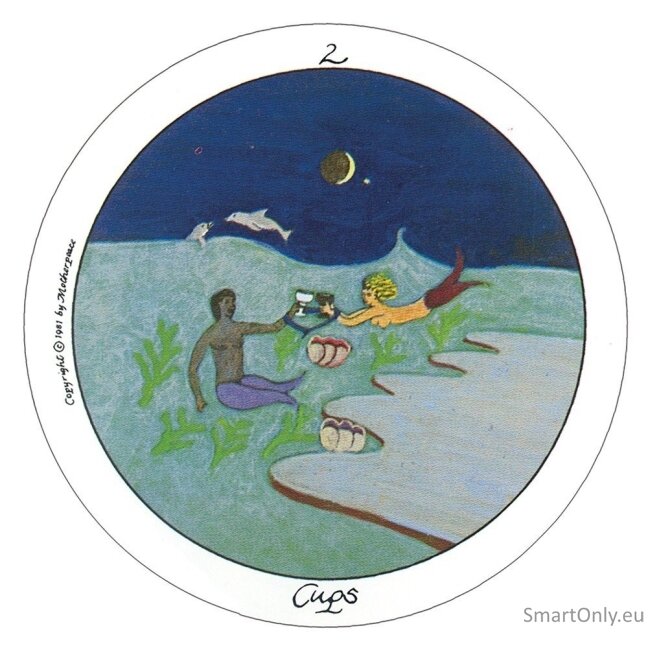 Mini Motherpeace Round Taro kortos US Games Systems 3