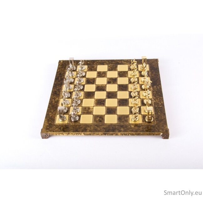 „Minojų Karys“ metalinių šachmatų rinkinys su 36cm šachmatų lenta Manopoulos 3 „Minojų Karys“ metalinių šachmatų rinkinys su 36cm šachmatų lenta Manopoulos 3