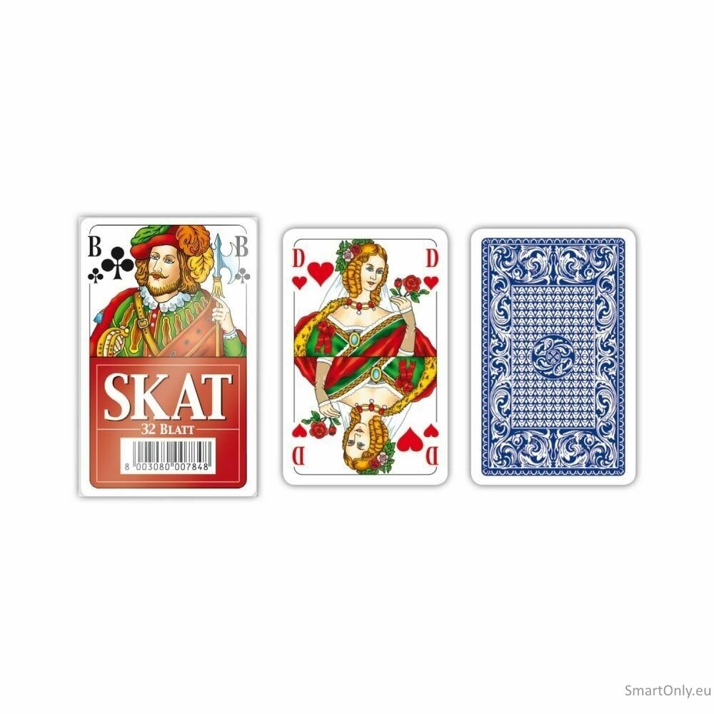 Modiano Skat žaidimų kortos (mėlynos) 3 Modiano Skat žaidimų kortos (mėlynos) 3