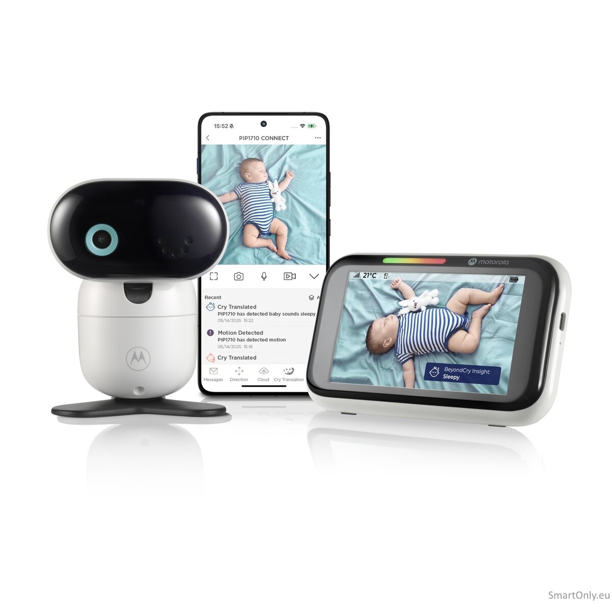 Motorola PIP1710 Connect 5"Monitor With AI and Stargrip | Motorola 1 Motorola PIP1710 Connect 5"Monitor With AI and Stargrip | Motorola 1