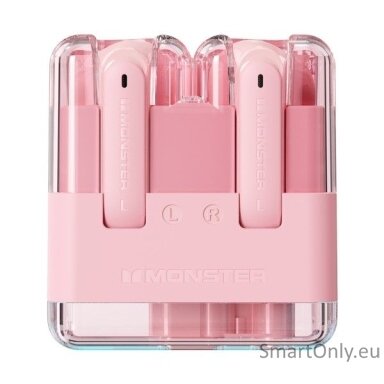 MONSTER Airmars XKT12 TWS belaidės ausinės Pink MONSTER Airmars XKT12 TWS belaidės ausinės Pink
