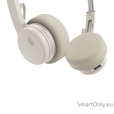 Mondo | Headphones | by Defunc | Built-in microphone | Bluetooth | Greige 1