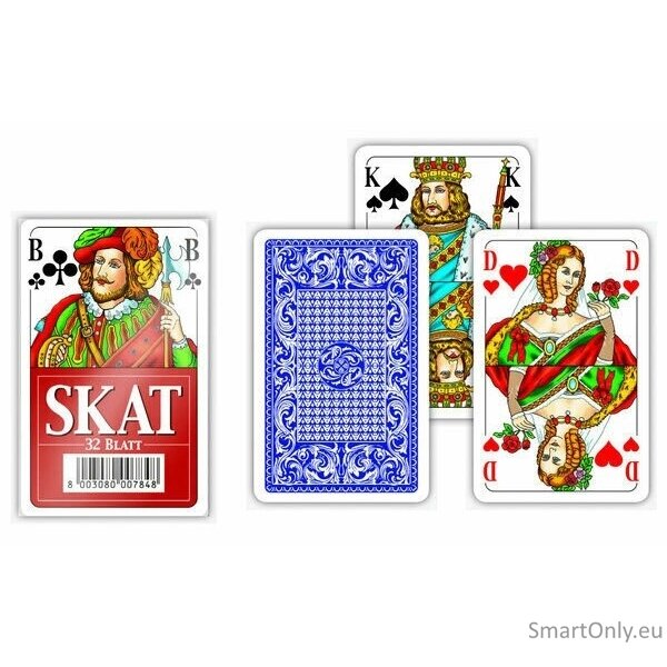 Modiano Skat žaidimų kortos (mėlynos) 2 Modiano Skat žaidimų kortos (mėlynos) 2