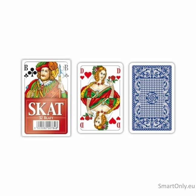 Modiano Skat žaidimų kortos (mėlynos) 3