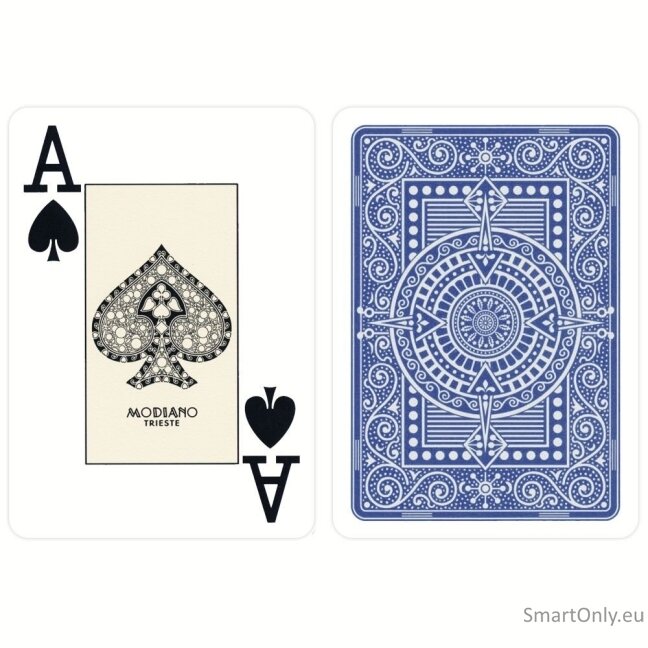 Modiano Texas Poker Hold Em Jumbo Index kortos (mėlynos) 2 Modiano Texas Poker Hold Em Jumbo Index kortos (mėlynos) 2