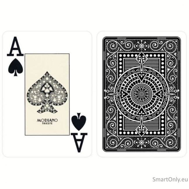 Modiano Texas Poker Hold Em žaidimo kortos (juodos) 1 Modiano Texas Poker Hold Em žaidimo kortos (juodos) 1