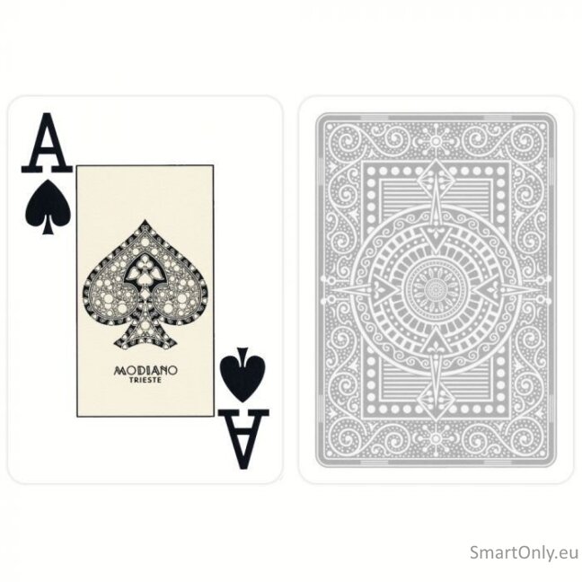 Modiano Texas Poker Hold Em žaidimo kortos (pilkos) 1 Modiano Texas Poker Hold Em žaidimo kortos (pilkos) 1