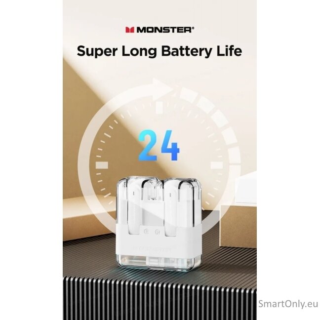 MONSTER Airmars XKT12 TWS wireless earphones White 4