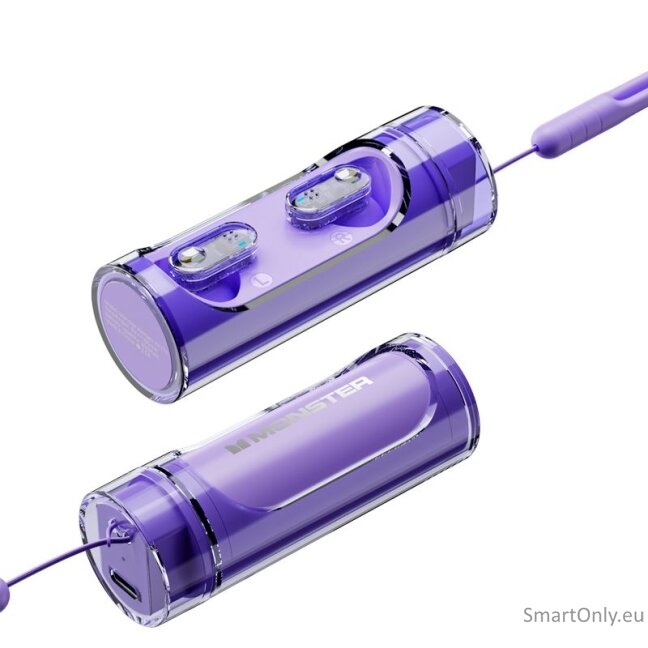 MONSTER Airmars XKT13 TWS wireless earphones Purple