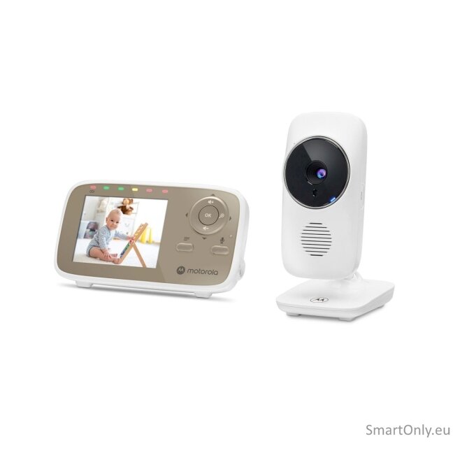 Motorola Video Baby Monitor  VM483 2.8" White/Gold 1