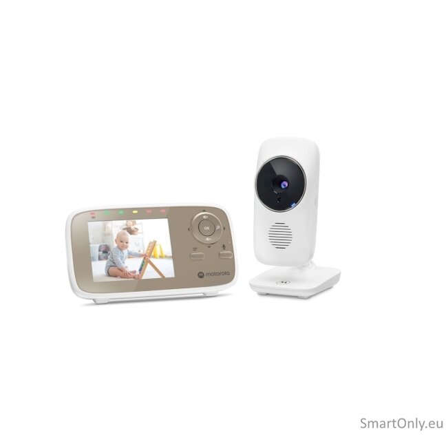 Motorola Video Baby Monitor VM483 2.8" White/Gold 2 Motorola Video Baby Monitor VM483 2.8" White/Gold 2